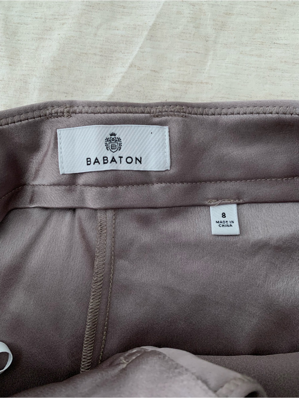 Babaton Taupe Cargo-Style Track Pants - Picture 9 of 11
